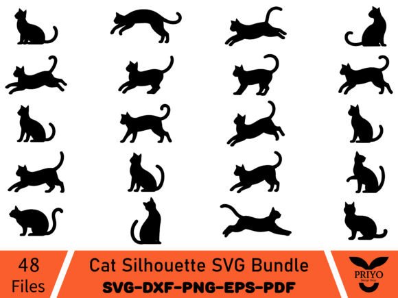 A Cat Silhouette Bundle That's Full of Quiet Charm