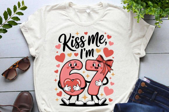 A Designer's Review of the 'Kiss Me I'm 67' Graphic for Branding