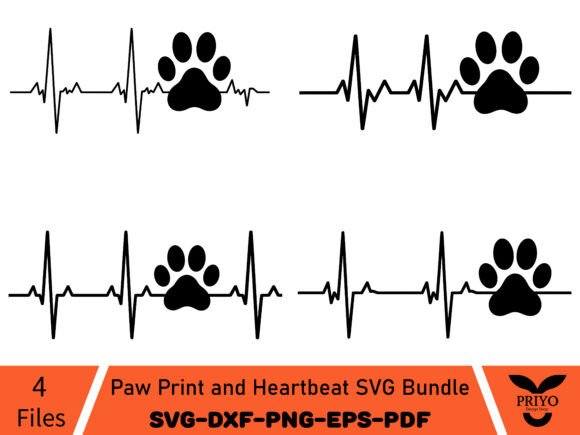 A Designer’s Review: Paw Print and Heartbeat SVG Graphics