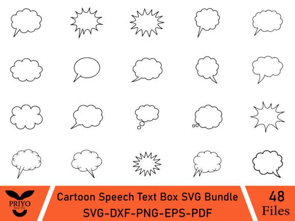 A Speech Bubble SVG Bundle for Modern Graphics & Illustrations