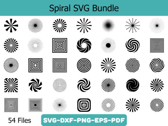 A Spiral Graphics Bundle for Digital Product Creation