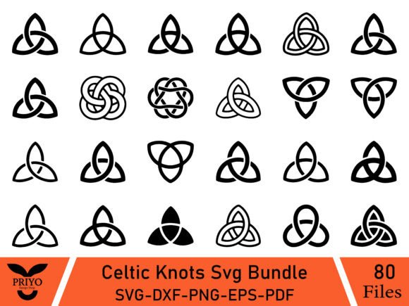 Celtic Knots SVG Graphics for Modern Brand Illustrations