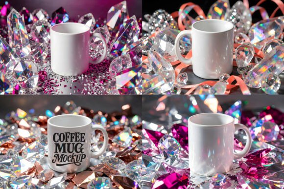 Crystal Mug Mockups: A Gem for Product Photography