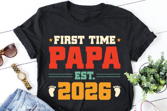 Evaluating First Time Papa T-Shirt Designs for Digital Selling
