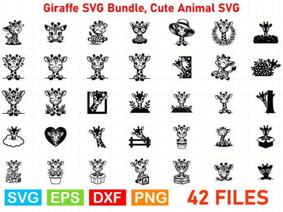 Evaluating the Cute Giraffe SVG Bundle for Website Graphics