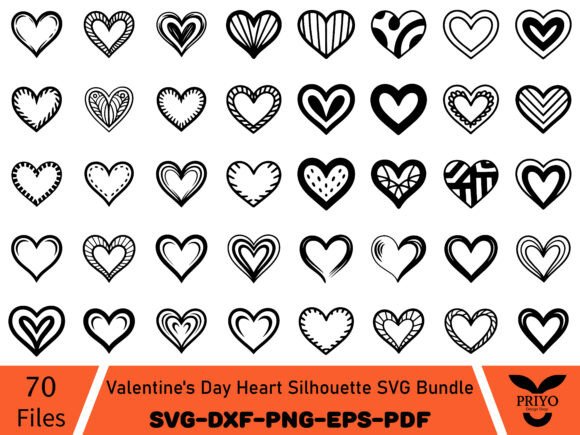 My Crafting Review: The Valentine Heart Silhouette SVG & Illustration