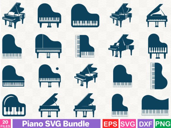 Piano Graphics: Crafting Elegant Musical Illustrations