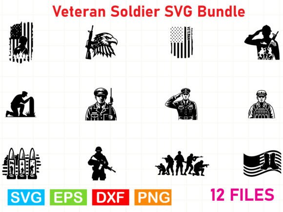 Reviewing the Veteran Soldier SVG Bundle for Client Projects