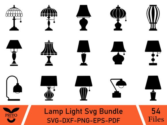 The Lamp Light SVG Bundle: A Graphics Asset for Illuminating Brand Stories